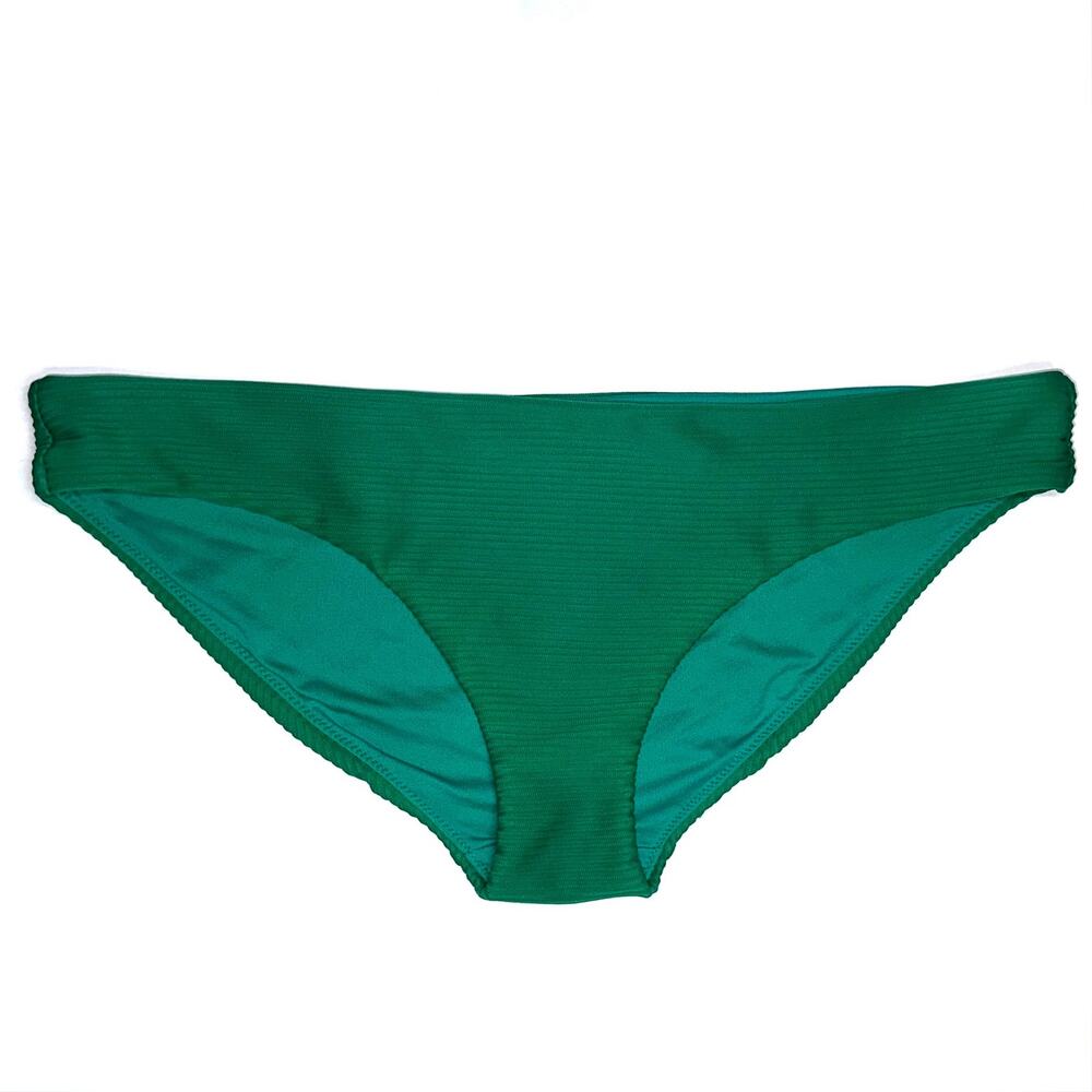 Seafolly Ribbed Green Hipster Bikini Bottom Size 14